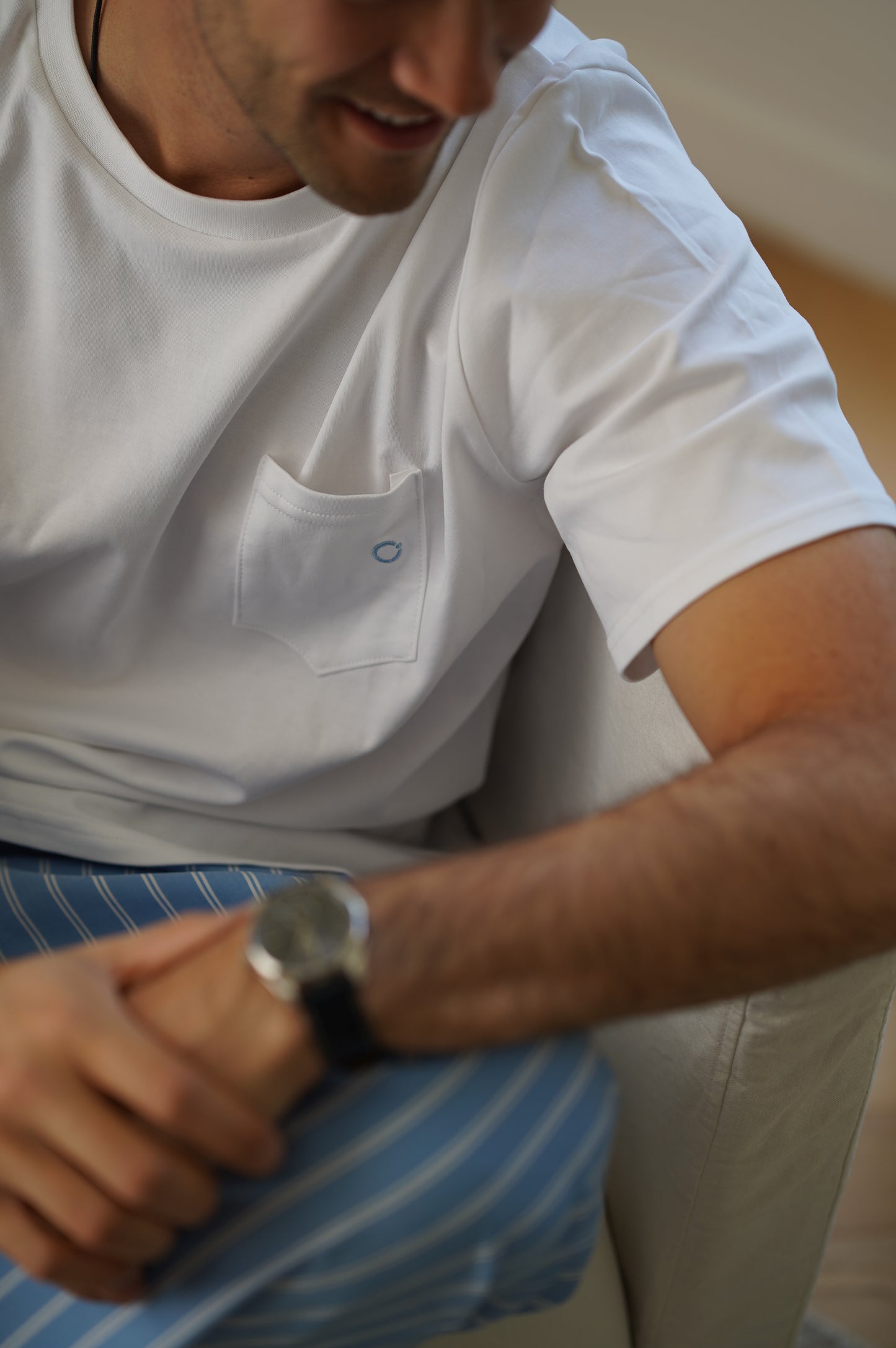 Polera Blanca 100% Algodón Pima