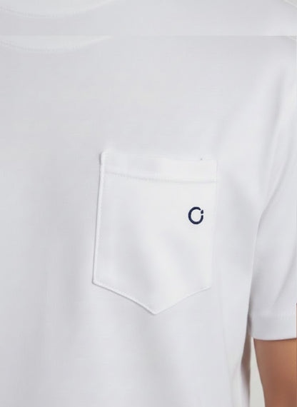 Polera Blanca 100% Algodón Pima