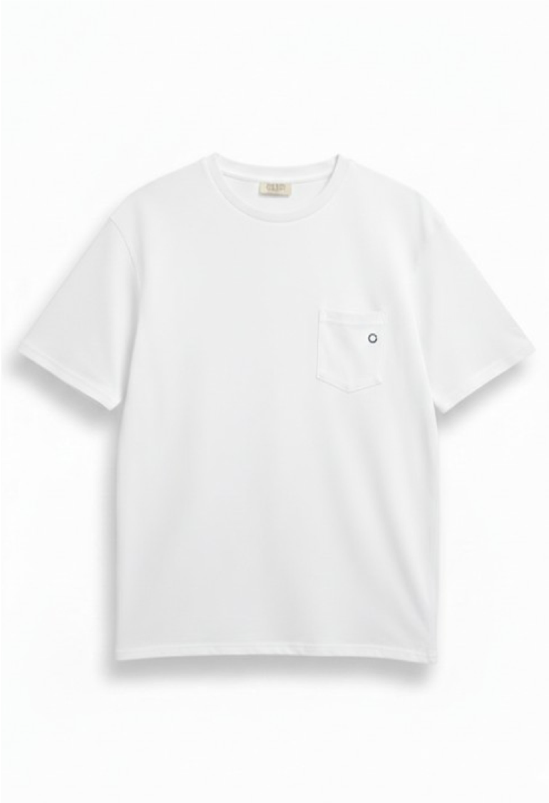 Polera Blanca 100% Algodón Pima
