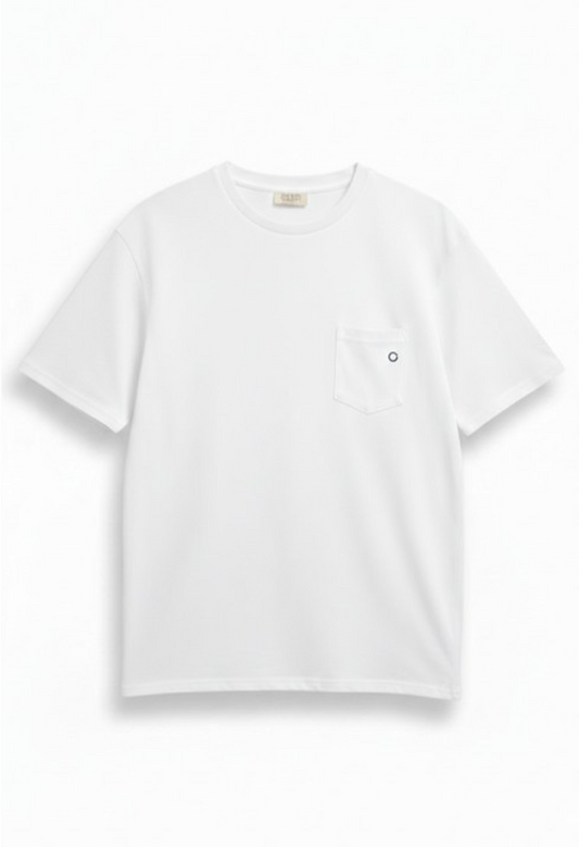 Polera Blanca 100% Algodón Pima